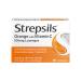 Strepsils Orange with Vitamin C Lozenges 36s Gluten Free Sore Throat Relief Soothes Sore Throat Fights Infection Works in 5 Mins Orange 36 Count (Pack of 1)