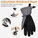 Fitfirst Waterproof Ski Gloves - Winter Touchscreen Snow Gloves for Men and Women - Grey, Large - Buy Online on GoSupps.com