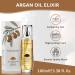 Professional Organic Argan Oil Hair Treatment Paraben & Sulfate Free 100ml | Moisturizing Oil for All Hair Types with Vitamin E - Buy Online on GoSupps.com