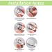 Premium Hornhaut Hobel Foot Care Set - Stainless Steel Footfish Flat File Lifter Nail Clipper & 10 Blades International Shipping - Buy Online on GoSupps.com