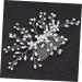 FRCOLOR 1pc Hair Comb Wedding Hair Accessories for Pearl Hair Accessories Hair Clip Wedding Headwear Jewelry Crystal Side Comb Bride Headpieces for Wedding Rhinestones Miss Diamond Alloy - Buy Online on GoSupps.com