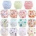 6-Pack Adjustable Washable Baby Diapers | Reusable Pocket Diaper Trousers for Newborns (0-18 Months) - Buy Online on GoSupps.com