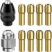 LUOFENG Copper clamp Durable Drill Chuck Collet Set (1/32"-1/8") 4486Drill Keyless Bit Chuck for Reliable Grip and Easy Installation - Buy Online on GoSupps.com