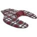 Neck Horns HWS - Thermal Pillow for Neck Shoulders & Back | Flanel Caro Red | Linseed Heat Therapy - Buy Online on GoSupps.com