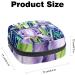 Orchid Ladies Napkin Storage Bag - Portable Zippered Case for Teen Girls & Women - Stylish Purple Design - Buy Online on GoSupps.com