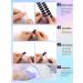 Kalolary Gel Nail Polish Strips - Full Nail Wraps Decal Sets with Nail File and Stick - Waterproof Semi Cured Nail Gel Art Sticker for Women Girls - UV/LED Lamp Required - Set of 7 - Buy Online on GoSupps.com