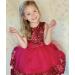 Miipat Sequin Tulle Sleeveless Princess Party Dress for Baby Girls | 2-3 Years, Wine - Buy Online on GoSupps.com
