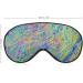 Psychedelic Trippy Tie Dye Sleep Mask - Adjustable Eye Cover for Sleeping and Travel - Buy Online on GoSupps.com