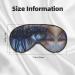 SSIMOO Eyelash Soft Sleep Eye Mask | Breathable Eye Patch for Women | Perfect Travel Accessory | Relaxation & Comfort Black - Buy Online on GoSupps.com