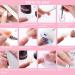 Makartt Poly Nail Gel Kit with 6W UV LED Nail Lamp - Clear Pink Fall Winter Nail Extension Set with Portable USB Nail Dryer - 60S Timer - Buy Online on GoSupps.com