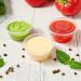 200 Sets 2 oz Disposable Plastic Portion Cups with Lids for Sauces, Jello Shots, and Souffles - Buy Online on GoSupps.com