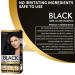 COSMTEK Black Hair Dye Shampoo for Men & Women - 3-In-1 Permanent Hair Color Coverage & Beard Dye - Lasts 30 Days - 500ml - Ammonia-Free & Natural Ingredients - Buy Online on GoSupps.com