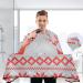 Waterproof Barber Cape - Geometric Reindeer & Cheetah Haircut Bib for Men & Women | Unisex Hair Cutting Cape - Buy Online on GoSupps.com