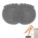Abbto foot scrubber for shower mat - foot scrubber for use in the shower |Foot scrubber for use in the shower with non -slip suction cups for cleaning massages