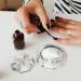 TOVINANNA Glass Nail Dappen Cup with Butterfly Lid Glass Nail Cup Nail Art Glass Dappen Dish Liquid Powder Crystal Cup for Mixing Liquid Powder Nail Art Manicure Tools - Buy Online on GoSupps.com