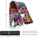 Travel Lipstick Organizer Case | Portable Makeup Bag with Mirror | Colorful Butterflies & Flowers Design - Buy Online on GoSupps.com