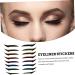 Angoily 108 Pairs Glitter Eyeliner Tiaras for Girls Instant Women Eyeliner Sticker Double Eyelid Miss Tool - Buy Online on GoSupps.com