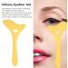 Eye Makeup Auxiliary Guard Tool Aid Stencils Wing Tips Silicone Mask Reusable Silicone Eye Makeup Aid Tool with Cream Applicator Eyeshadow Mascara Drawing (Yellow) - Buy Online on GoSupps.com