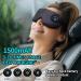 Cordless Heating Eye mask Sleep Eye mask Rechargable with Battery Indicators with Sound Prompt Relief Dry Eye (Black) - Buy Online on GoSupps.com