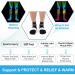 NEENCA Medical Compression Socks - 20-30 mmHg for Men & Women | Pain Relief Plantar Fasciitis Swelling | 2 Pairs Ankle Support for Travel Running Pregnancy - Buy Online on GoSupps.com