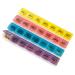 Monthly Pill Organizer - 28 Day Monthly Pill Planner to Separate Pills & Vitamins Week to Week Travel Medication Reminder Daily Monday to Sunday Compartments 1 Count (Pack of 1)