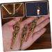 STOBAZA 3pcs Brass Ear Pick Auto Tools Ears Cleaner Keychain Set - Buy Online on GoSupps.com