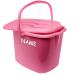 Bucket/cleaning bucket/trash can - with lid + handle "pink - pink - name - Bieco - odor -tight - diaper - smell - odorless - changer put .. 1 piece - with name -