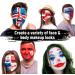 Red White Blue Face Paint - 12g Patriotic Stripe Stick for 4th of July Halloween & Sports Events | USA Flag Makeup - Buy Online on GoSupps.com
