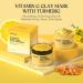 Neatique Vitamin C Clay Mask - Deep Cleansing Curcumin Facial Treatment for Balanced Skin Tone & Improved Complexion - 7.03 Oz - Buy Online on GoSupps.com