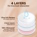 Reusable Nursing Pads for Breastfeeding  14-Pack - 4-Layers Organic Bamboo Nursing Pads - Breastfeeding Pads - Washable Breast Pads - Natural Bamboo Maternity Pads  Nipplecovers Pastel Touch Large 4.8" - Buy Online on GoSupps.com