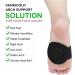 genkigold Arch Support 3 Pairs Compression Fasciitis Cushioned Support Sleeves Plantar Fasciitis Foot Relief Cushions for Plantar Fasciitis Fallen Arches Achy Feet Problems for Men and Women - Buy Online on GoSupps.com