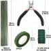 SONGZIMING Floral Arrangement Kit: Green Floral Tape, 22 Gauge Floral Wire, 26 Gauge Paddle Wire & Cutter - Perfect for Bouquets & Artificial Flowers - Buy Online on GoSupps.com