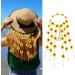 Sunflower Hair Accessories Sunflower Headband Floral Hippie Accessories Flower Wreath Hair for Carnival Wedding - Buy Online on GoSupps.com