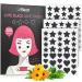 LitBear Acne Patch Pimple Patch Black Star & Heart Shaped Acne Absorbing Cover Patch Hydrocolloid Acne Patches For Face Zit Patch Pimple Sticker Acne Dots Tea Tree Oil + Centella (108 Count)
