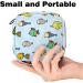 Buy Cute Fish Pattern Women's Binding Bags | Tampon Storage & Zip Pockets - Multi-Functional Menstrual Bags - Buy Online on GoSupps.com
