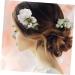 Ipetboom Bridal Hair Accessories Hair Pin Hair Barrettes Tiara Flower Bridal Side Comb Wedding Hair Comb Wedding Bride Hair Comb Hair Comb for Bride Comb for Bridal Tuck Comb Silk Flower - Buy Online on GoSupps.com