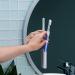 Quip Sonic Toothbrush for Adults - Electric with Timer Extra Brush Head & Travel Cover - Indigo Soft Bristle Toothbrush with 3 Month Battery Life - Buy Online on GoSupps.com