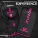 RDX Pink Boxing Gloves for Kickboxing & Muay Thai - Maya Hide Leather Punching Bag Gloves for MMA Sparring & Fitness - Buy Online on GoSupps.com