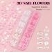 3D Flower Nail Gems & Rhinestones - Colorful Manicure Charms with Glue & Tools | UV/LED Required - Buy Online on GoSupps.com