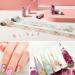 Colorful Marble Nail Foil Transfer Sticker Set - 10 Rolls for Nail Art Designs - Buy Online on GoSupps.com