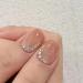 Glossy Nude Pink Short Round Press on Nails with Rhinestone Designs - Women & Girls - Buy Online on GoSupps.com