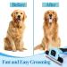 HZPolang Deshedding Tool for Dogs - Pet Hair Remover Grooming Brush for Small, Medium & Large Breeds - Cats, Horses - Short or Long Hair Deshedder - Buy Online on GoSupps.com