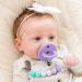 Ryan & Rose Cutie PAT Stage 2 Pacifier Teether in Orchid - 100% Silicone | BPA Free - Buy Online on GoSupps.com