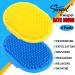 Kwispel 2 Pcs Dog Grooming Brush & Pet Shampoo Brush | Shedding & Massage Comb for Short & Long Haired Dogs/Cats - Buy Online on GoSupps.com
