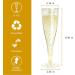 MR.FOAM Disposable Champagne Flutes - 6PC Gold Glitter Plastic glasses for Parties - 6.5 OZ - Buy Online on GoSupps.com