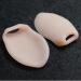 JIAHAO Hot 2pcs Bunion Protectors for Little Toe Corn Pain Relief Latex Gel (Skin) Skin Color