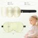 Kids Silk Sleep Mask - 100% Natural Eye Cover with Adjustable Strap for Pressure-Free Comfort - Perfect for Boys Girls & Adults (Light Green - Buy Online on GoSupps.com