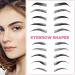Skymore Eyebrow Ruler 100Pcs - Disposable Microblading Stencil & Shape Kit for Perfect Brows | 3-Minute Makeup Tool - Buy Online on GoSupps.com
