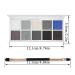 10-Color Smokey Eyeshadow Palette with Gray Silver Glitter & Blue Cool Tones - Long-Lasting & Waterproof Eye Makeup Kit with Advanced Brush - Buy Online on GoSupps.com