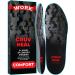 (New) Work Comfort Orthotic Insoles - Anti Fatigue Shoe Insert Men Women - Low Arch Support - Shock Absorption - Foot Pain Relief - Work Boot Insoles (Black Hexagons L) Black Hexagons L(Men 9.5-10.5||Women 10.5-11.5)